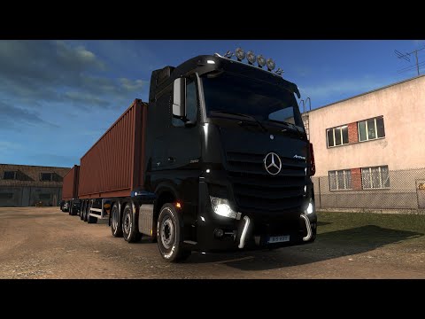 Euro Truck Simulator 2 1.35 EB - Mercedes Benz Actros MP4 - Kouvola (FI) to Tampere (FI)