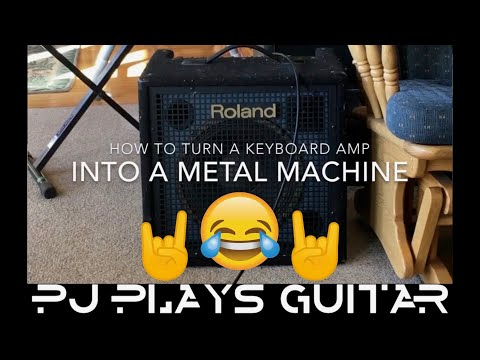 Use Bias FX to turn a keyboard amp into a metal machine (no talking demo)