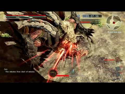 [God Eater 3] Anubis Time Atk With Rank 1 Weapon