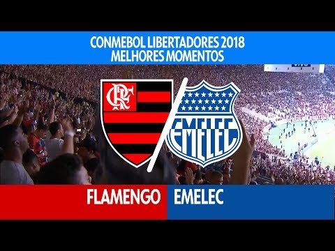 Melhores Momentos - Flamengo 2 x 0 Emelec - Libertadores - 16/05/2018