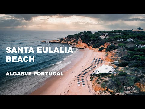 Santa Eulalia Beach, Algarve Portugal | A Breathtaking 4K Drone Experience