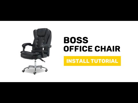 JIJI.SG Boss Office Chair - Display & Installation Procedures