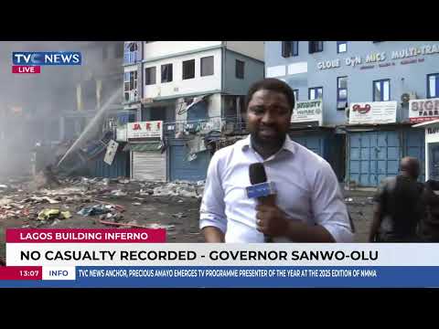 Lagos GNI Building Fire Spreads To Six Other Buildings, No Casuality Recorded