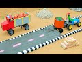 DIY Tractor Science Project How Road Pollution From Trucks Happens And How Concrete Roads Are Made