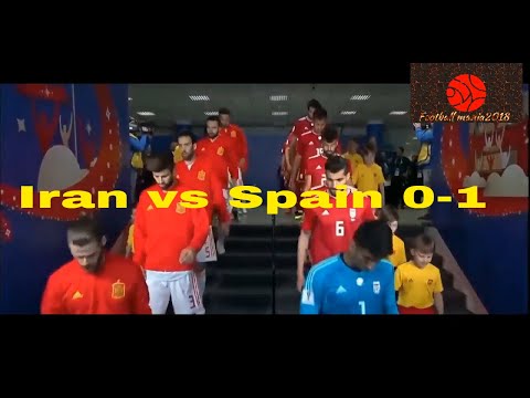 Iran vs Spain 0 1 world cup Highlights
