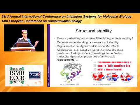 VarI SIG - Correlates of... - Martin Kircher - Special Interest Groups (SIGs) - ISMB/ECCB 2015