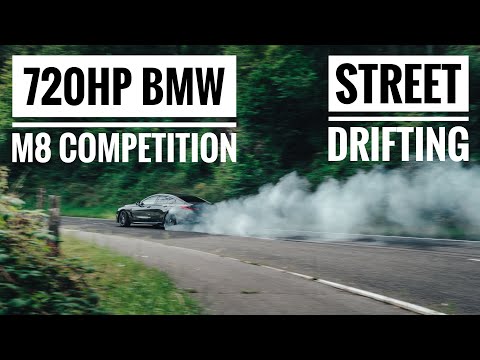 Street drifting the all new 720HP BMW M8 Competition by AC Schnitzer | Alex Hardt