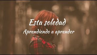 Carla Morrison - Esta soledad (letra)