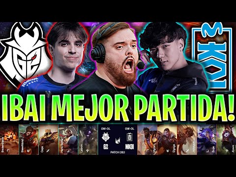 IBAI CASTEA LA MEJOR PARTIDA DE LA LEC! 😱ÉPICO!🔥 - G2 vs KOI LEC VERSUS 2026 ESPAÑOL IBAI COSTREAM