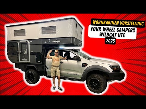 Four Wheel Campers Wildcat UTE camper - 2025 and Ford Ranger Flatbed pickup - 2016