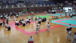 preview picture of video 'Karate - Campionati Italiani Fikta 2012 - kata a squadre'