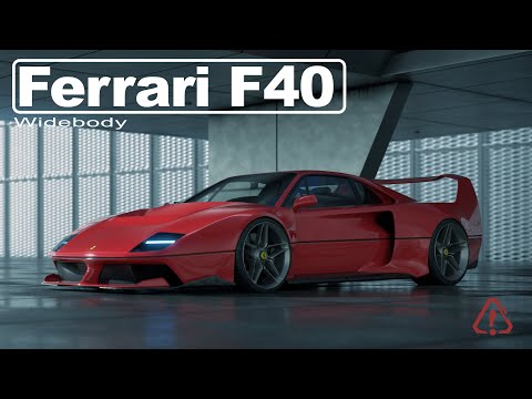 Ferrari F40 widebody de Fully Leaded