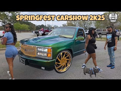 SPRING FEST CAR SHOW 2025 COLUMBUS GA. FIVE ON PUMP SEVEN 1ST ANNUAL CUSTOM CARS OLDSCHOOLS #fyp