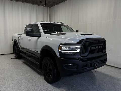 2024 Ram 2500 Power Wagon 4x4 Crew Cab 6'4" Box in White for sale at Park Mazda in Sherwood Park, AB