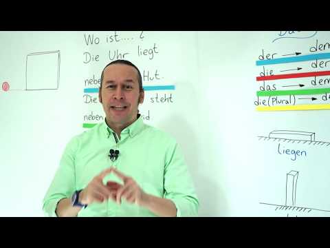 Almanca A1 INTENSIV Ders - 19 Die Präpositionen / Dativ - Almanca Yer Edatları, neben, an, zwischen