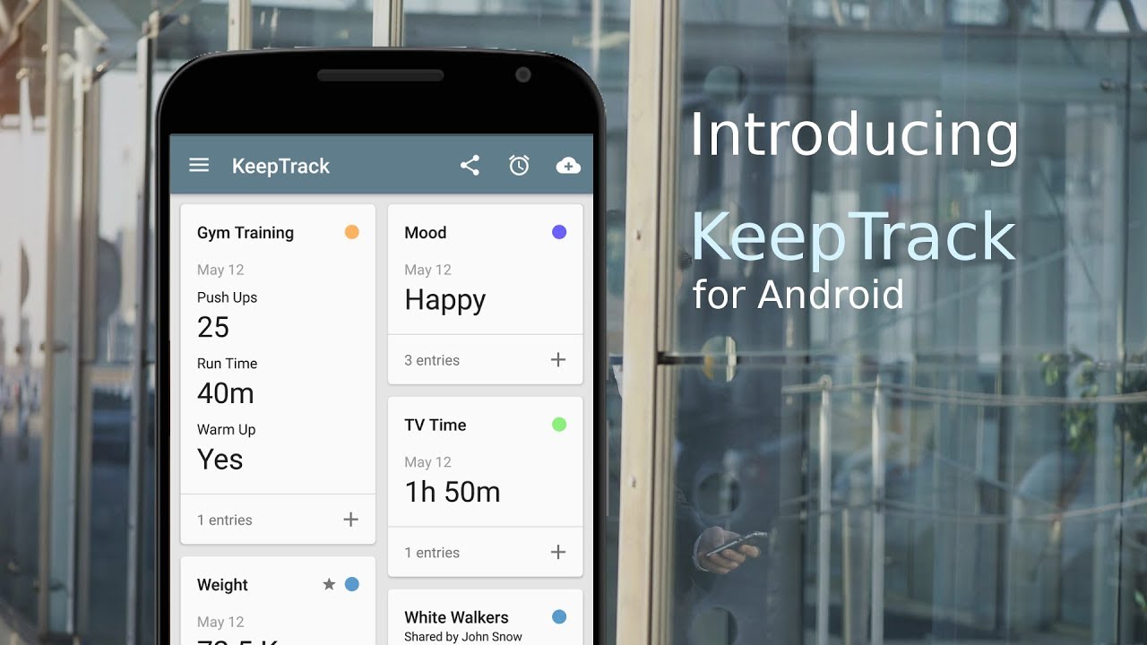 Introducing KeepTrack for Android