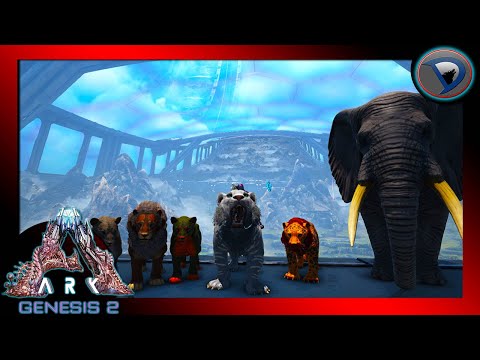Ark Genesis Part 2 Cluster Adventure! Ep 15: Taming Modded Creatures From Marniimods: Wildlife!