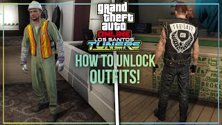 HOW TO UNLOCK NEW LOST OUTFITS AND DOCK WORKER OUTFITS!! | GTA Online Los Santos Tuners!