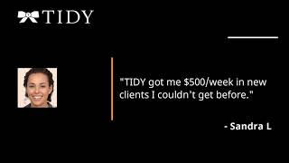 TIDY for Pros YouTube Video