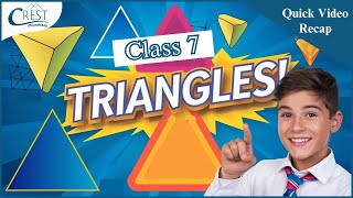 Class 7 Triangles | Maths Olympiad | CREST Olympiad