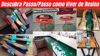 MESAS RESINADA APRENDA Como Fazer MESAS RESINADAS