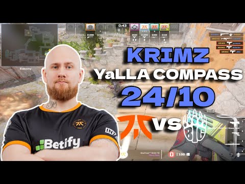 CS2 POV fnatic KRIMZ (24/10) vs BIG (Inferno) @ YaLLa Compass 2024