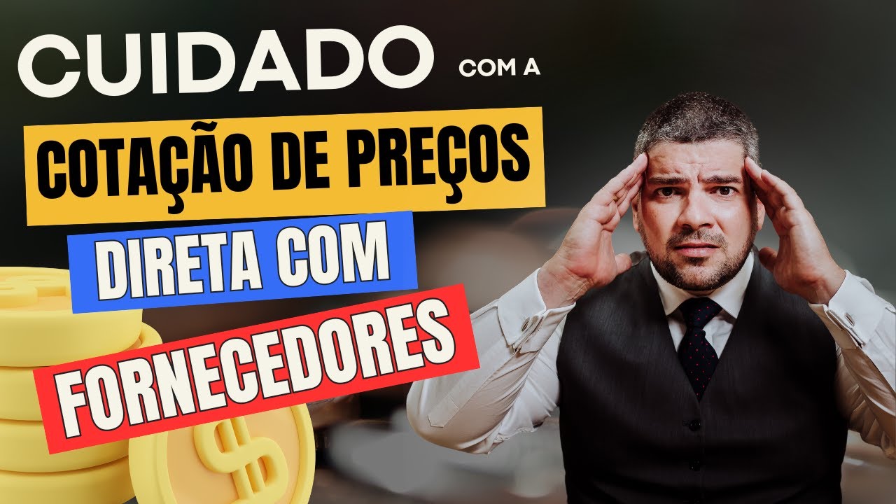 O perigo de cotar diretamente com fornecedores na pesquisa de preços.