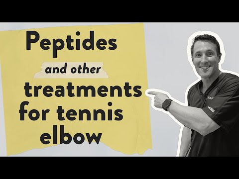 Peptides and other treatments for tennis elbow