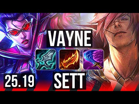 VAYNE vs SETT (TOP) | 11/2/5, 700+ games | EUW Master | 25.19