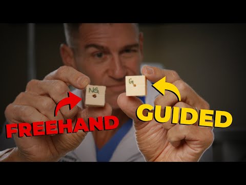 Fully guided dental implant surgery is MORE ACCURATE than freehand