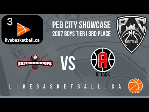 Peg City Showcase - 2007 BOYS - Tier I 3rd Place Game - Superior Hoops vs Attack