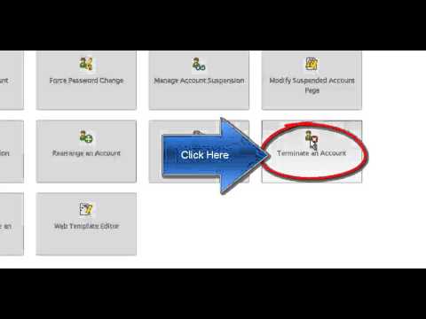 How to Delete an Account