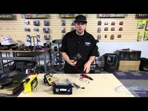How to Use a Digital Multimeter (Checking Voltage) | Car Audio 101
