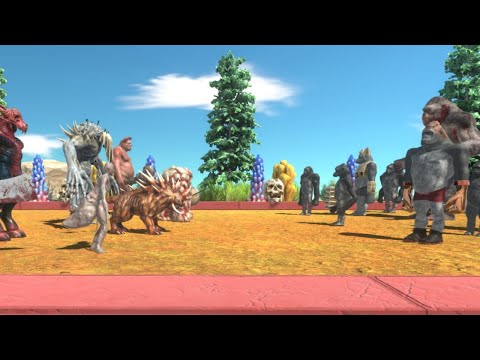 Who is The Boss - Goro or Scourge? | Animal Revolt Battle Simulator l @DinosaurSimulationLab .