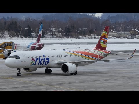 [4K] Arkia AIRBUS A321-251NX NEO at SALZBURG Airport
