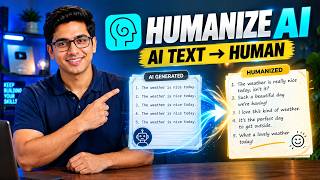 Humanize AI Tutorial 2026 | Turn AI Generated Text into Natural Human 