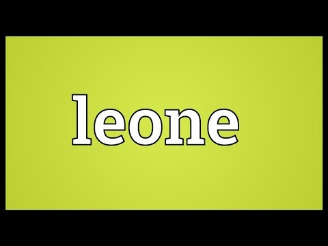 Leone Meaning