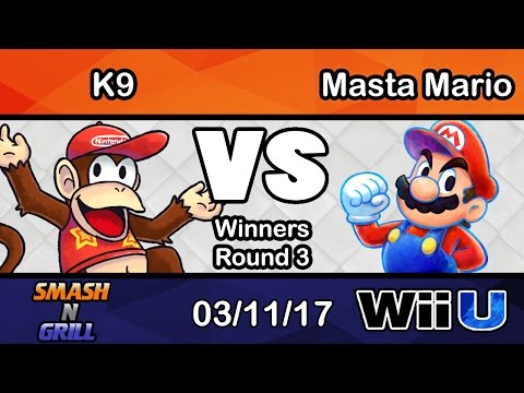 Smash N Grill - LH | K9 (Diddy) vs CHG | Masta Mario (Mario) Winners Round 3