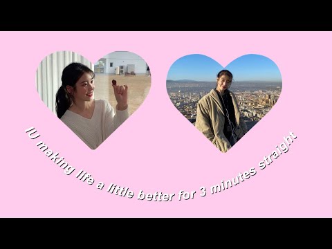 IU making life a little better for 3 minutes straight