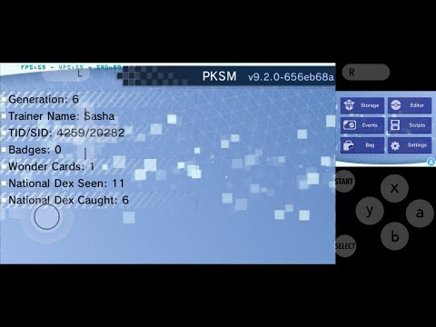 How to use PKSM (PkHex for 3DS) in Citra