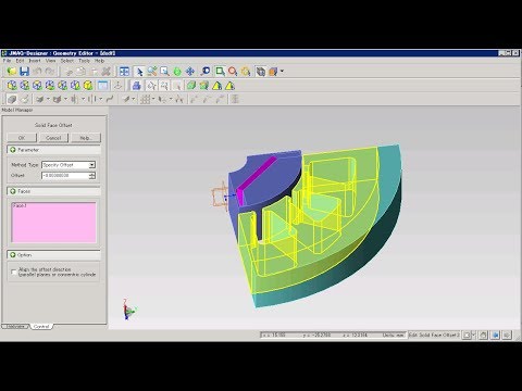 Geometry Change of Imported CAD Using Direct Modeling [JMAG-Designer]