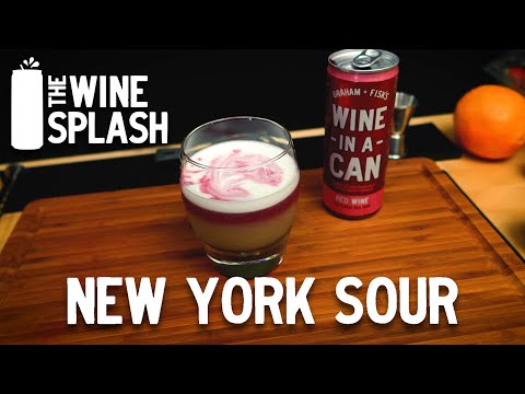How To Make a New York Sour - The Wine Splash