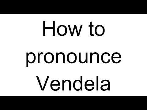 How to Pronounce Vendela (Swedish)