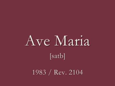 Ave Maria [satb] - César Alejandro Carrillo