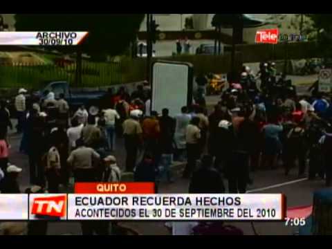 Ecuador recuerda hechos acontecidos el 30 de septiembre del 2010