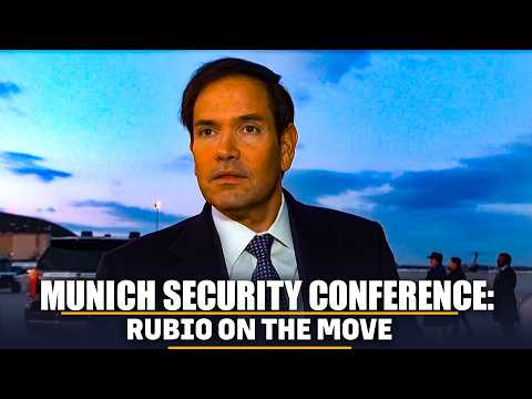 WATCH: U.S. State Sec Marco Rubio speaks to media as he departs to attend Munich Security Conference