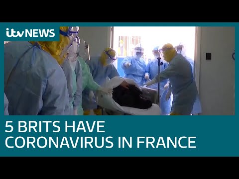 在法國的五名英國人中，有一名兒童感染了冠狀病毒｜ITV新聞 (Child is among five Britons with coronavirus in France | ITV News)