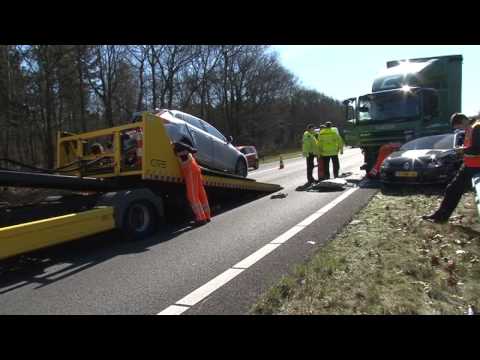 A50 bij Heerde weer open na ongeluk met vrachtwagen