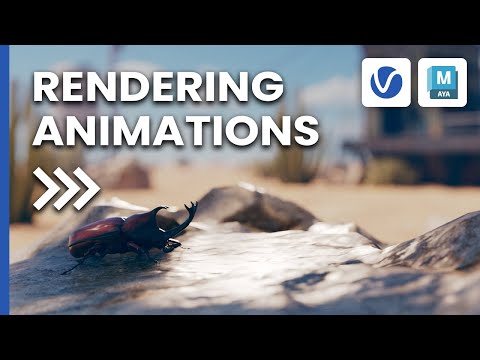 Creating animations in V-Ray for Maya