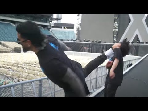 Jey uso upper kick his son 🤦🏽‍♂️